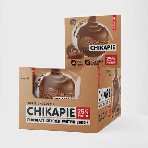 BOX -CHIKAPIE Cookie Triple Chocolate 9x60 g