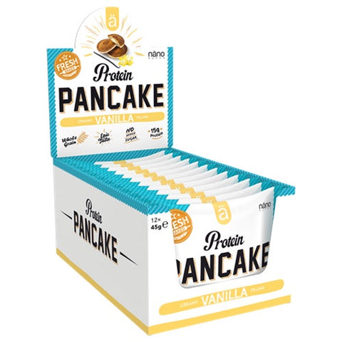 BOX -NANO Protein Pancake Vanilla 12x45
