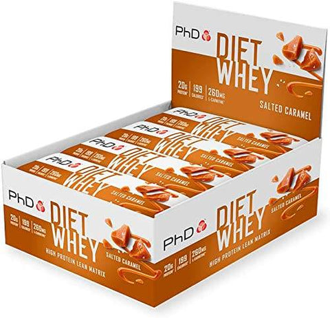 BOX - PHD Diet Whey SALTED CARAMEL 12x63g