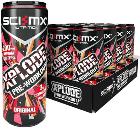 Sci-Mx Xplode Pre-Workout Can 330ml