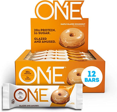 BOX - ONE Protein Bar Maple Glazed Donut 12X60 G