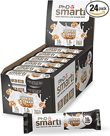 BOX - PHD Smart Bar Cookies &amp; Cream 24x32 G