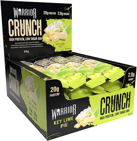 BOX - Warrior Crunch Bar KEY LIME PIE 12X64 G