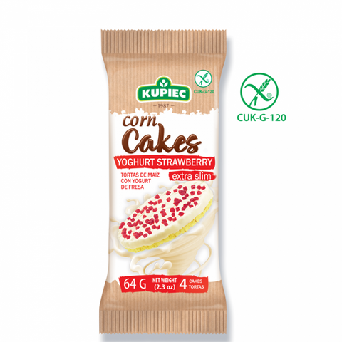 Kupiec corn cakes 64 g yogurt strawberry