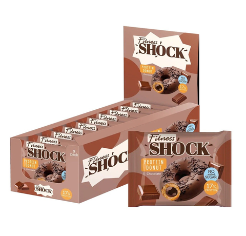 BOX - Fitnes Shock Protein Donut Chocolate 9