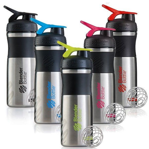 BlenderBottle SportMixer Stainless 28 oz