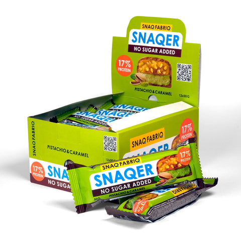 BOX - SNAQ FABRIQ Pistachio And Caramel 30X50 G